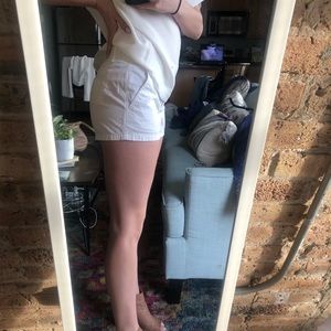 White Jcrew Chino Shorts